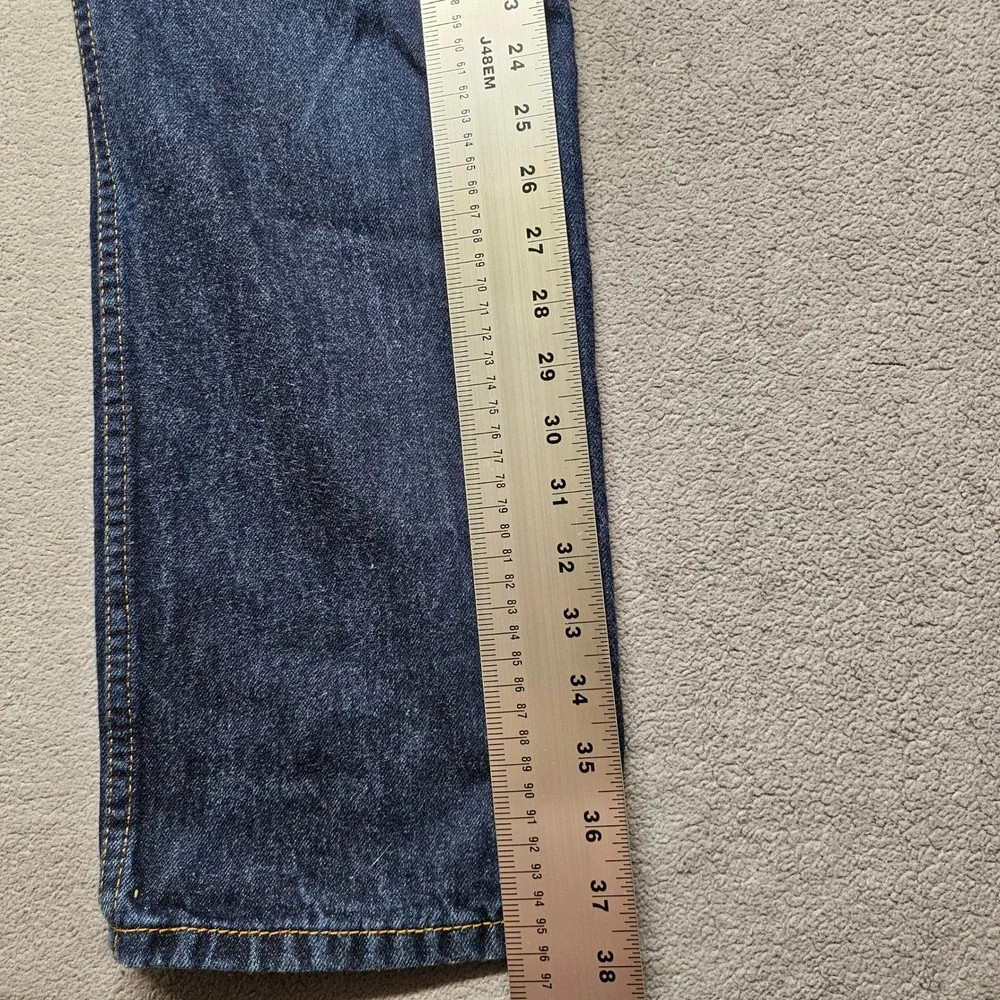 Levis 505 Regular Fit Straight Leg Jeans Mens W31 L30 Dark Indigo Blue Denim‎